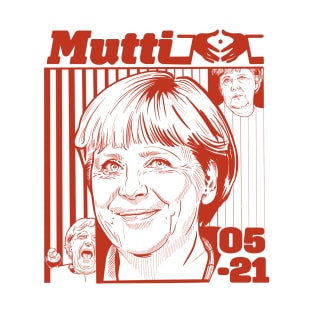 Mutti Merkel - red T-Shirt