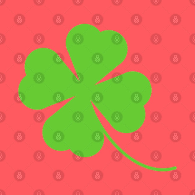 Lucky Four Leaf Clover Shamrock by Kelly Gigi