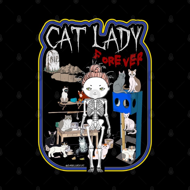 Cat lady by darklordpug