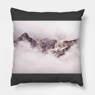 Cotton Candy Mountains Pillow