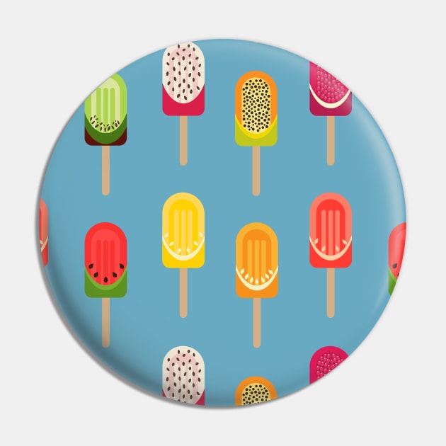 Fruit popsicles - Blue Pin by PrintablesPassions