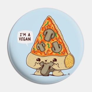 I'M A VEGAN Pin