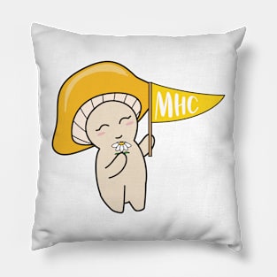 Extra Yellow Moho Mushroom Pillow