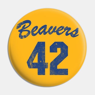 Beavers 42 Vintage Pin