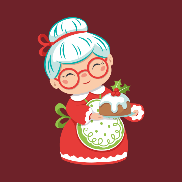 Cute Christmas Granny by kameleon