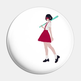 blind baseball girl Pin