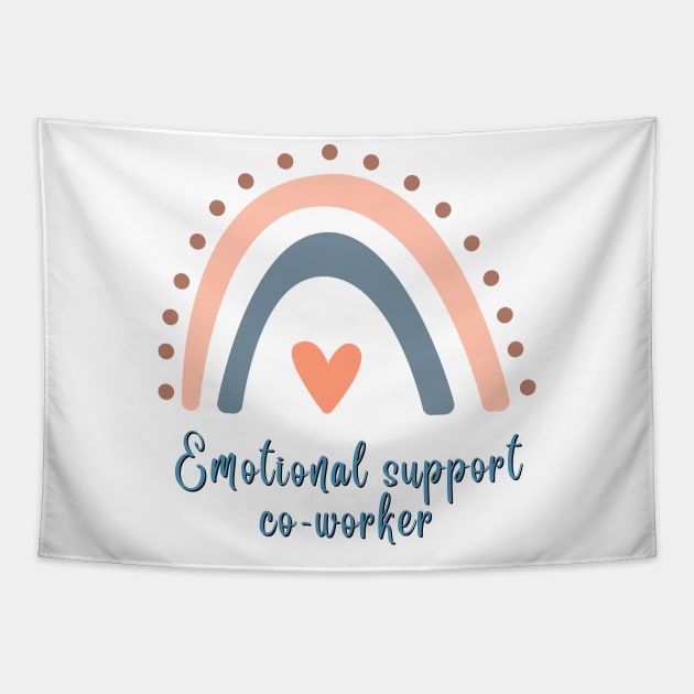 Emotional support coworker Tapestry by Don’t Care Co