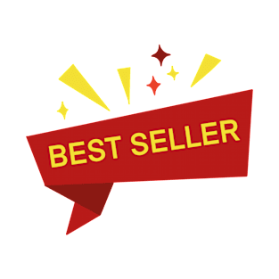 Best seller icon badge isolated background vector T-Shirt