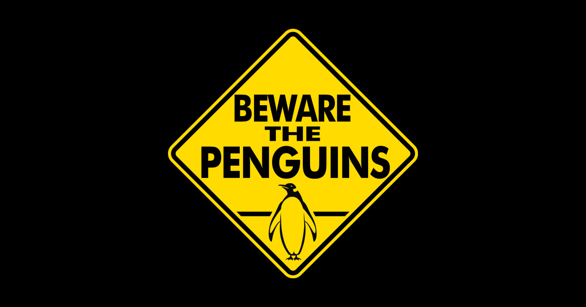 Beware The Penguins - Beware The Penguins - Sticker | TeePublic
