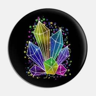 Galaxy Crystals Pin