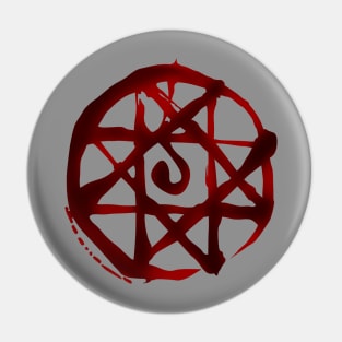 Alphonse blood seal Pin