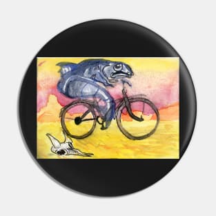 A Woman Needs a Man Like a Fish need a Bicycle Pin