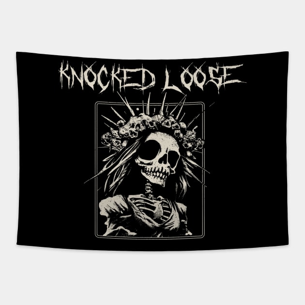 loose bride skeleton Tapestry by hex pixel