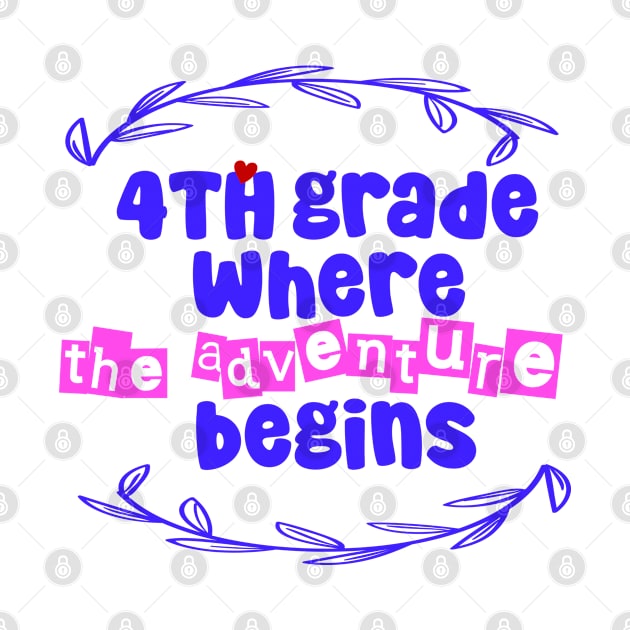 4th Grade: Where the Adventure Begins by CreationArt8