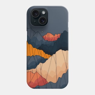 A dark blue sky Phone Case