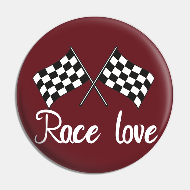 Race love Pin by maxcode