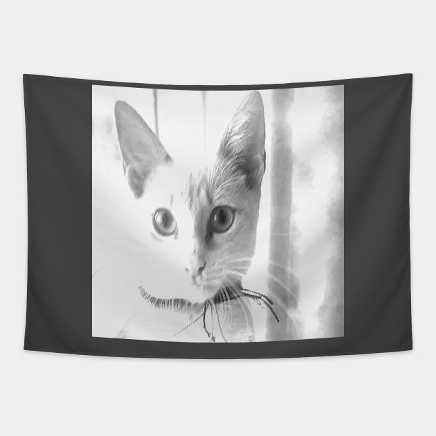 CAT REAL  II Tapestry by CATUNIVERSE