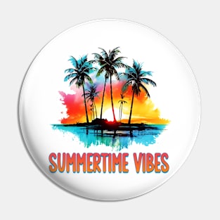 Summertime vibes - Made In The 80s Retro Pin