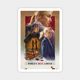 Rhea Seehorn Kim Wexler Better Call Saul Magnet for Sale by zdburrage