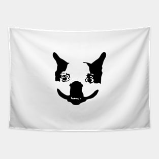 Cute Smiling Boston Terrier Tapestry