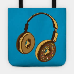 donut headphone Tote