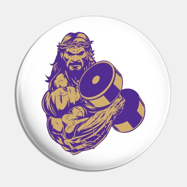 God Squad Jesus Flex Pin by RevLevel