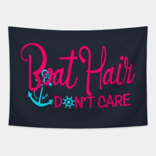 Boat Hair Pink Tapestry