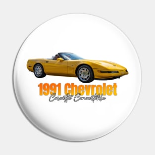 1991 Chevrolet Corvette Convertible Pin