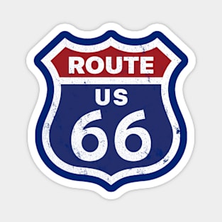 Route 66 Rustic Sign Magnet