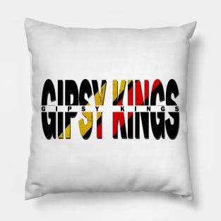 vintage typo Gipsy Kings Pillow