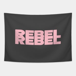 Rebel Rebel, pink Tapestry