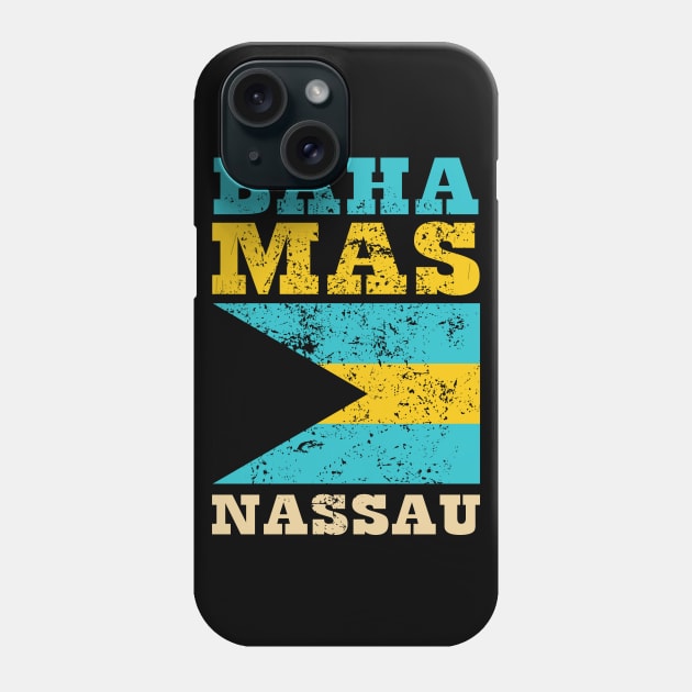 Flag of St Bahamas Phone Case by KewaleeTee