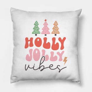 Holly Jolly Vibes Pillow