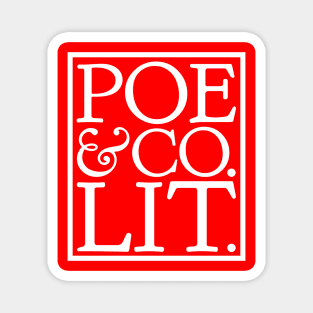 Poe & Co. Lit. Literary Giants and Geniuses Magnet