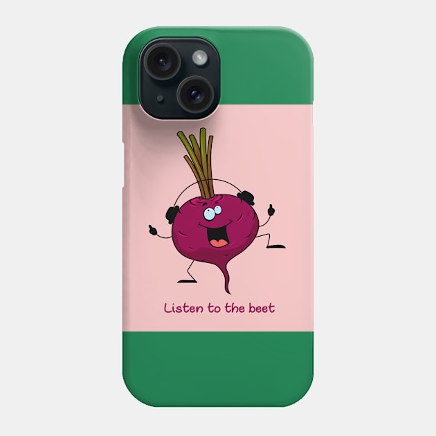 Listen To The Beet Kids T Phone Case by ayalaro