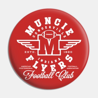 Muncie Flyers Football Pin