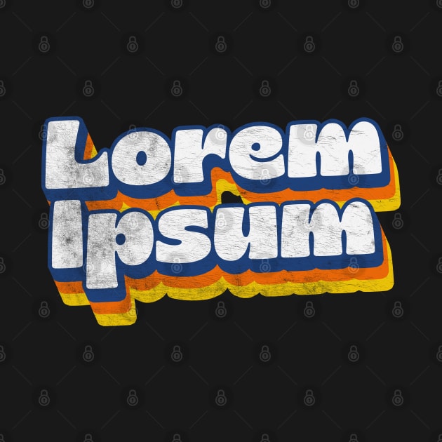 Lorem Ipsum // Design Typography Geek Gift by DankFutura