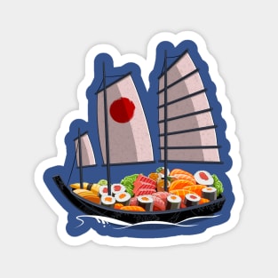 Japanese sushi boat Magnet