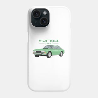 504 Coupé Cabriolet Coupe green Phone Case