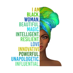 I Am Black Woman Black History Month 2019 T-Shirt