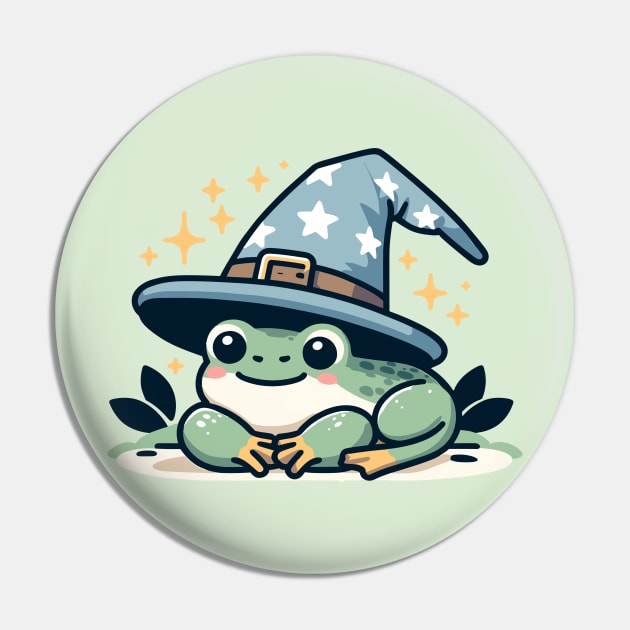 Witchy frog Pin by fleurdesignart