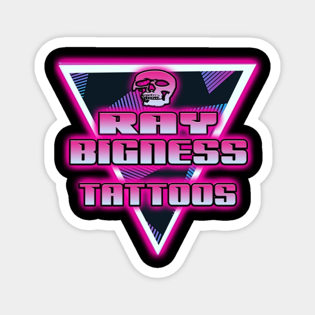 ray bigness tattoo Magnet by Ray Bigness