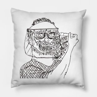 david baddiel - we all wear masks Pillow