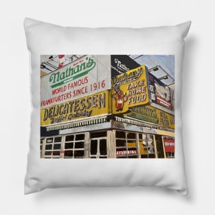 Nathan's - Coney Island Pillow