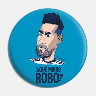 Caricature Messi Tshirt Pin