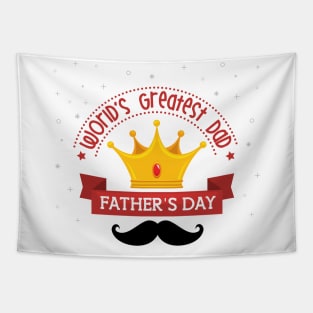 World's Greatest Dad Father's Day Tapestry