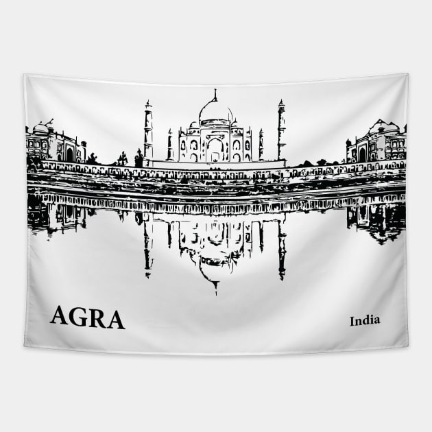 Agra - India Tapestry by Lakeric