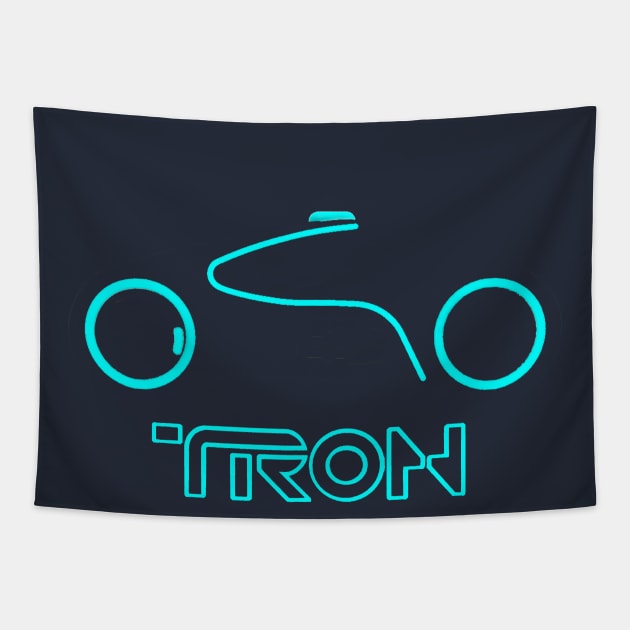 Tron Lightcycle Tapestry by ThisIsFloriduhMan