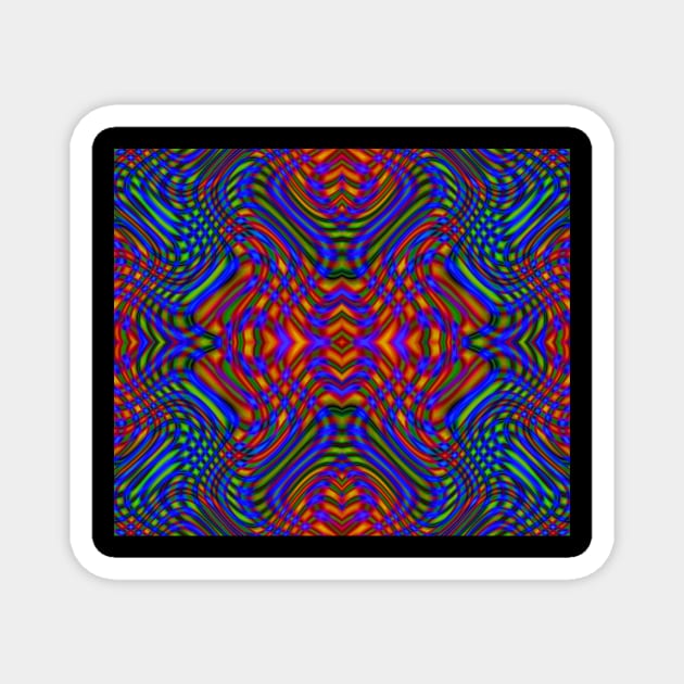 Symmetrical pattern Magnet by Guardi