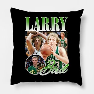 VINTAGE BOOTLEG LARRY BIRD 90S Pillow